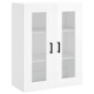 vidaXL Highboard Hochglanz-Weiß 69,5x34x180 cm Holzwerkstoff vidaXL Highboard Hochglanz-Weiß 69,5x34x180 cm Holzwerkstoff