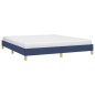 vidaXL Bettgestell ohne Matratze Blau 180x200 cm Stoff vidaXL Bettgestell ohne Matratze Blau 180x200 cm Stoff
