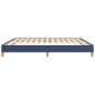 vidaXL Bettgestell ohne Matratze Blau 180x200 cm Stoff vidaXL Bettgestell ohne Matratze Blau 180x200 cm Stoff