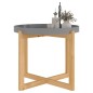 vidaXL Couchtisch Grau 53x53x43,5 cm Holzwerkstoff & Massivholz Kiefer vidaXL Couchtisch Grau 53x53x43,5 cm Holzwerkstoff & Massivholz Kiefer