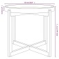 vidaXL Couchtisch Grau 53x53x43,5 cm Holzwerkstoff & Massivholz Kiefer vidaXL Couchtisch Grau 53x53x43,5 cm Holzwerkstoff & Massivholz Kiefer