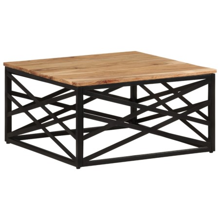 vidaXL Couchtisch 68x68x35 cm Massivholz Akazie