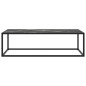 vidaXL Couchtisch Schwarz mit Schwarzem Glas in Marmor-Optik 120x50x35 vidaXL Couchtisch Schwarz mit Schwarzem Glas in Marmor-Optik 120x50x35