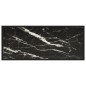 vidaXL Couchtisch Schwarz mit Schwarzem Glas in Marmor-Optik 120x50x35 vidaXL Couchtisch Schwarz mit Schwarzem Glas in Marmor-Optik 120x50x35