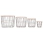 vidaXL Couchtisch 4 Stk. Kupferfarben vidaXL Couchtisch 4 Stk. Kupferfarben