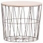 vidaXL Couchtisch 4 Stk. Kupferfarben vidaXL Couchtisch 4 Stk. Kupferfarben