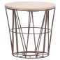 vidaXL Couchtisch 4 Stk. Kupferfarben vidaXL Couchtisch 4 Stk. Kupferfarben