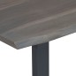 vidaXL Couchtisch Lebendige Kanten Grau 115x60x40cm Massivholz Akazie vidaXL Couchtisch Lebendige Kanten Grau 115x60x40cm Massivholz Akazie