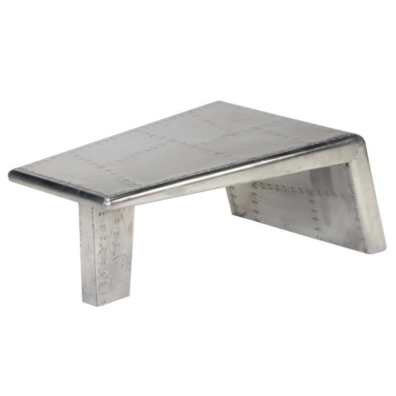 vidaXL Aviator Couchtisch Aluminium Vintage Flugzeug Stil vidaXL Aviator Couchtisch Aluminium Vintage Flugzeug Stil
