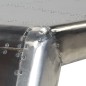 vidaXL Aviator Couchtisch Aluminium Vintage Flugzeug Stil vidaXL Aviator Couchtisch Aluminium Vintage Flugzeug Stil
