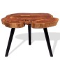 vidaXL Couchtisch mit massiver Akazienholz-Scheibe (55-60) x 40 cm vidaXL Couchtisch mit massiver Akazienholz-Scheibe (55-60) x 40 cm