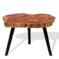 vidaXL Couchtisch mit massiver Akazienholz-Scheibe (55-60) x 40 cm vidaXL Couchtisch mit massiver Akazienholz-Scheibe (55-60) x 40 cm