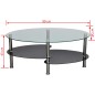 vidaXL Couchtisch im exklusivem Design Schwarz vidaXL Couchtisch im exklusivem Design Schwarz