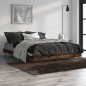 vidaXL Bettgestell Räuchereiche 140x190 cm Holzwerkstoff vidaXL Bettgestell Räuchereiche 140x190 cm Holzwerkstoff