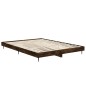 vidaXL Bettgestell Räuchereiche 140x190 cm Holzwerkstoff vidaXL Bettgestell Räuchereiche 140x190 cm Holzwerkstoff