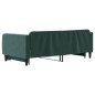 vidaXL Tagesbett Ausziehbar Dunkelgrün 100x200 cm Samt vidaXL Tagesbett Ausziehbar Dunkelgrün 100x200 cm Samt