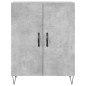 vidaXL Highboard Betongrau 69,5x34x180 cm Holzwerkstoff vidaXL Highboard Betongrau 69,5x34x180 cm Holzwerkstoff