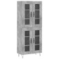 vidaXL Highboard Betongrau 69,5x34x180 cm Holzwerkstoff vidaXL Highboard Betongrau 69,5x34x180 cm Holzwerkstoff