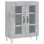 vidaXL Highboard Betongrau 69,5x34x180 cm Holzwerkstoff vidaXL Highboard Betongrau 69,5x34x180 cm Holzwerkstoff