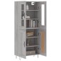 vidaXL Highboard Grau Sonoma 69,5x34x180 cm Holzwerkstoff vidaXL Highboard Grau Sonoma 69,5x34x180 cm Holzwerkstoff