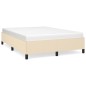 Bettgestell Creme 140x200 cm Stoff Bettgestell Creme 140x200 cm Stoff