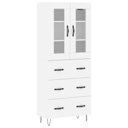 vidaXL Highboard Weiß 69,5x34x180 cm Holzwerkstoff