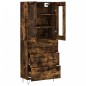 vidaXL Highboard Räuchereiche 69,5x34x180 cm Holzwerkstoff vidaXL Highboard Räuchereiche 69,5x34x180 cm Holzwerkstoff