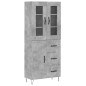 vidaXL Highboard Betongrau 69,5x34x180 cm Holzwerkstoff vidaXL Highboard Betongrau 69,5x34x180 cm Holzwerkstoff