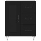 vidaXL Highboard Schwarz 69,5x34x180 cm Holzwerkstoff vidaXL Highboard Schwarz 69,5x34x180 cm Holzwerkstoff