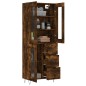 vidaXL Highboard Räuchereiche 69,5x34x180 cm Holzwerkstoff vidaXL Highboard Räuchereiche 69,5x34x180 cm Holzwerkstoff