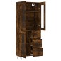 vidaXL Highboard Räuchereiche 69,5x34x180 cm Holzwerkstoff vidaXL Highboard Räuchereiche 69,5x34x180 cm Holzwerkstoff