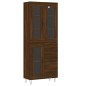 vidaXL Highboard Braun Eichen-Optik 69,5x34x180 cm Holzwerkstoff vidaXL Highboard Braun Eichen-Optik 69,5x34x180 cm Holzwerkstoff