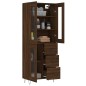 vidaXL Highboard Braun Eichen-Optik 69,5x34x180 cm Holzwerkstoff vidaXL Highboard Braun Eichen-Optik 69,5x34x180 cm Holzwerkstoff