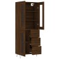 vidaXL Highboard Braun Eichen-Optik 69,5x34x180 cm Holzwerkstoff vidaXL Highboard Braun Eichen-Optik 69,5x34x180 cm Holzwerkstoff
