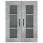 vidaXL Highboard Betongrau 69,5x34x180 cm Holzwerkstoff vidaXL Highboard Betongrau 69,5x34x180 cm Holzwerkstoff