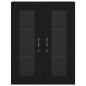 vidaXL Highboard Schwarz 69,5x34x180 cm Holzwerkstoff vidaXL Highboard Schwarz 69,5x34x180 cm Holzwerkstoff