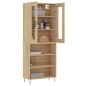vidaXL Highboard Sonoma-Eiche 69,5x34x180 cm Holzwerkstoff vidaXL Highboard Sonoma-Eiche 69,5x34x180 cm Holzwerkstoff