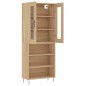 vidaXL Highboard Sonoma-Eiche 69,5x34x180 cm Holzwerkstoff vidaXL Highboard Sonoma-Eiche 69,5x34x180 cm Holzwerkstoff