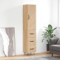vidaXL Highboard Sonoma-Eiche 34,5x34x180 cm Holzwerkstoff vidaXL Highboard Sonoma-Eiche 34,5x34x180 cm Holzwerkstoff
