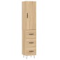 vidaXL Highboard Sonoma-Eiche 34,5x34x180 cm Holzwerkstoff vidaXL Highboard Sonoma-Eiche 34,5x34x180 cm Holzwerkstoff