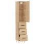 vidaXL Highboard Sonoma-Eiche 34,5x34x180 cm Holzwerkstoff vidaXL Highboard Sonoma-Eiche 34,5x34x180 cm Holzwerkstoff