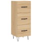 vidaXL Highboard Sonoma-Eiche 34,5x34x180 cm Holzwerkstoff vidaXL Highboard Sonoma-Eiche 34,5x34x180 cm Holzwerkstoff