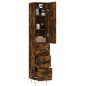 vidaXL Highboard Räuchereiche 34,5x34x180 cm Holzwerkstoff vidaXL Highboard Räuchereiche 34,5x34x180 cm Holzwerkstoff