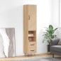 vidaXL Highboard Sonoma-Eiche 34,5x34x180 cm Holzwerkstoff vidaXL Highboard Sonoma-Eiche 34,5x34x180 cm Holzwerkstoff