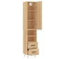 vidaXL Highboard Sonoma-Eiche 34,5x34x180 cm Holzwerkstoff vidaXL Highboard Sonoma-Eiche 34,5x34x180 cm Holzwerkstoff
