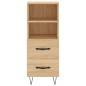 vidaXL Highboard Sonoma-Eiche 34,5x34x180 cm Holzwerkstoff vidaXL Highboard Sonoma-Eiche 34,5x34x180 cm Holzwerkstoff