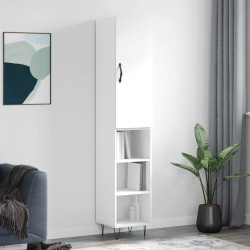vidaXL Highboard Weiß 34,5x34x180 cm Holzwerkstoff