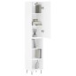 vidaXL Highboard Weiß 34,5x34x180 cm Holzwerkstoff vidaXL Highboard Weiß 34,5x34x180 cm Holzwerkstoff