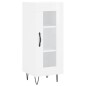 vidaXL Highboard Hochglanz-Weiß 34,5x34x180 cm Holzwerkstoff vidaXL Highboard Hochglanz-Weiß 34,5x34x180 cm Holzwerkstoff