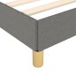 Bettgestell Dunkelgrau 180×200 cm Stoff Bettgestell Dunkelgrau 180×200 cm Stoff